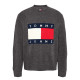 Tommy Hilfiger Ανδρική πλεκτή μπλούζα Regular Melange Flag Sweater